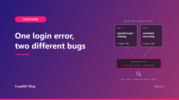 Your Authentik login dies on 'not all parts available' — and two different bugs produce it