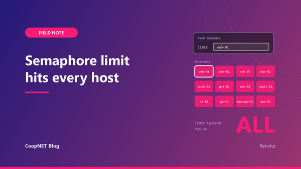 Semaphore's per-task host limit does nothing — and takes the whole fleet with it